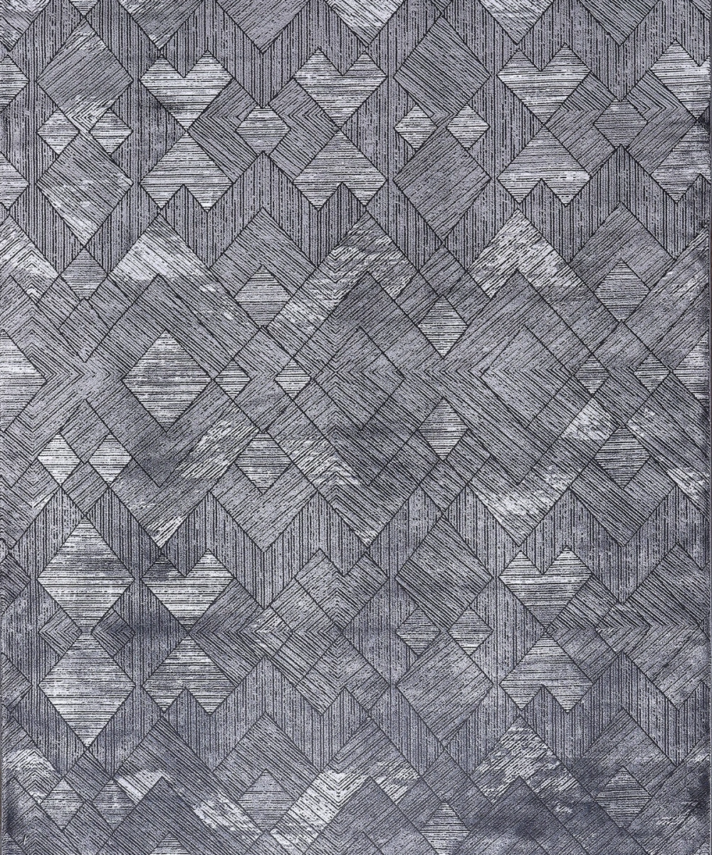 SAFİR 4035 Gri Uzun Ömürlü Yumuşak Polyester Halı