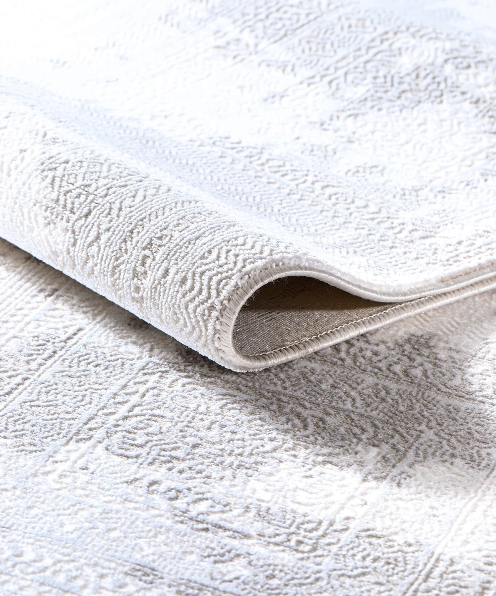 SAFİR 4036 KREM Uzun Ömürlü Yumuşak Polyester Halı