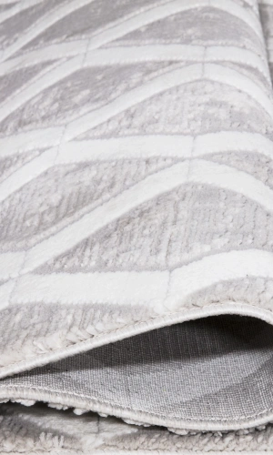 LAL KOLEKSİYONU 4021 GRİ Polyester halı.