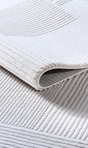 PERLA 4031 Gri Uzun Ömürlü Yumuşak Polyester Halı