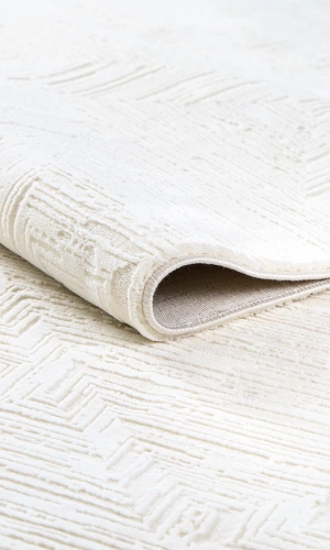 PERLA 4032 Krem Uzun Ömürlü Yumuşak Polyester Halı