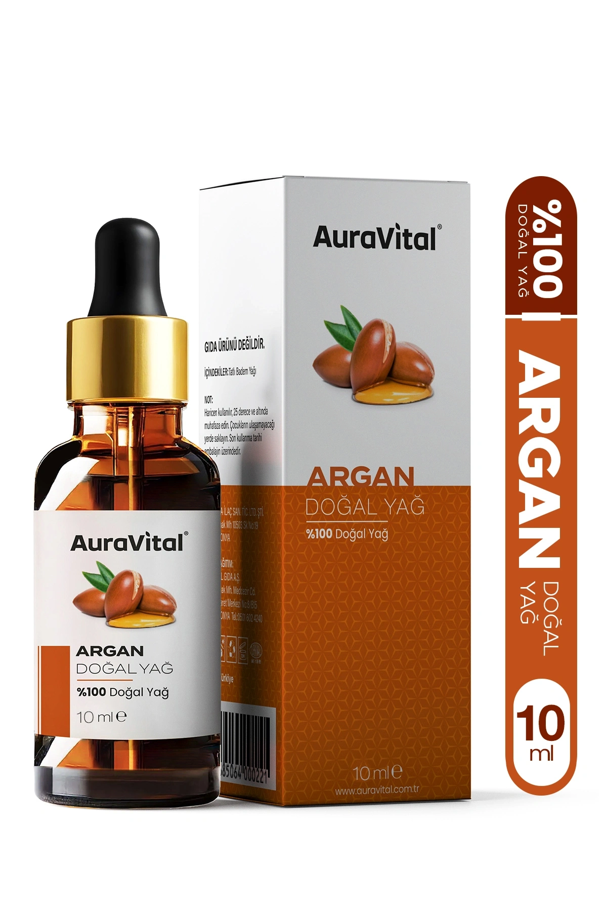 Argan Yağı 10 ML %100 Saf ve Doğal