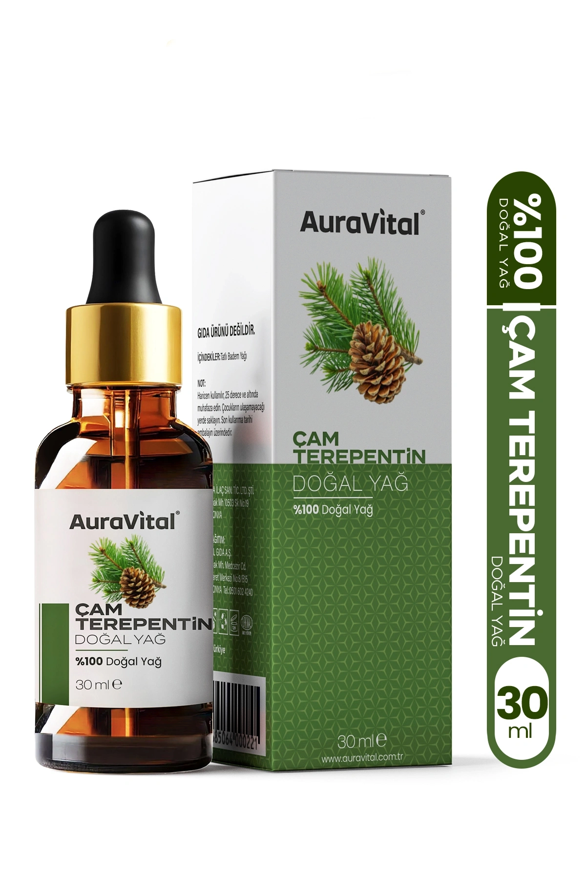 Çam Terebentin Yağı 30 ML %100 Saf ve Doğal