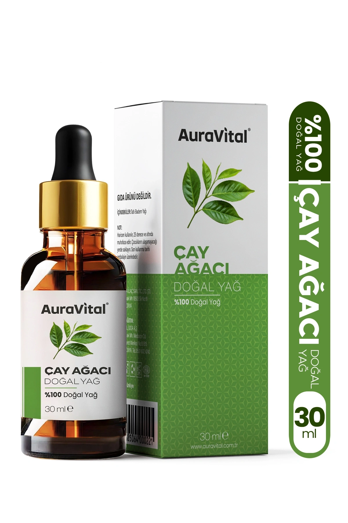 Çay Ağacı Yağı 30 ML % 100 Saf ve Doğal