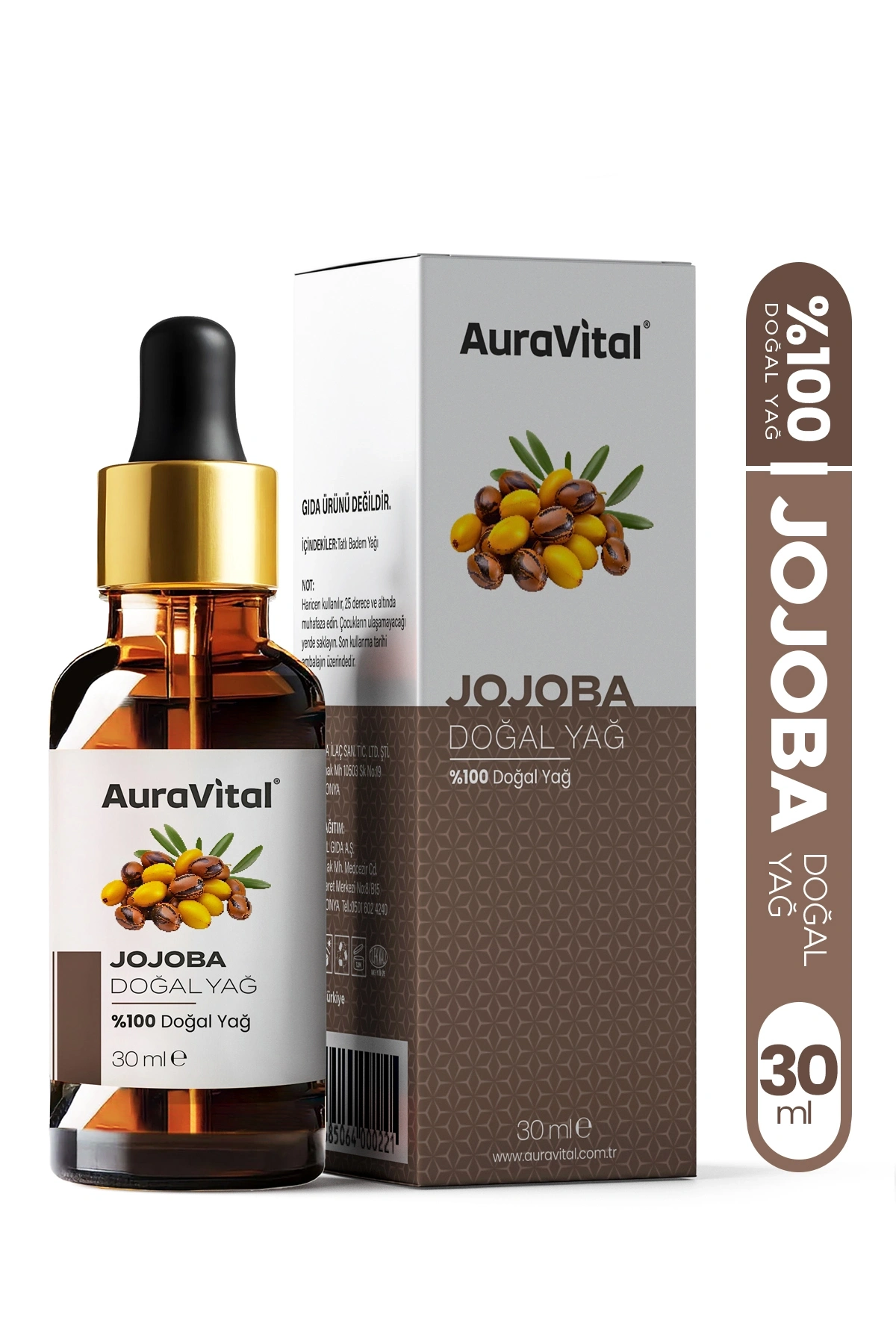 Jojoba Yağı 30 ML %100 Saf ve Doğal