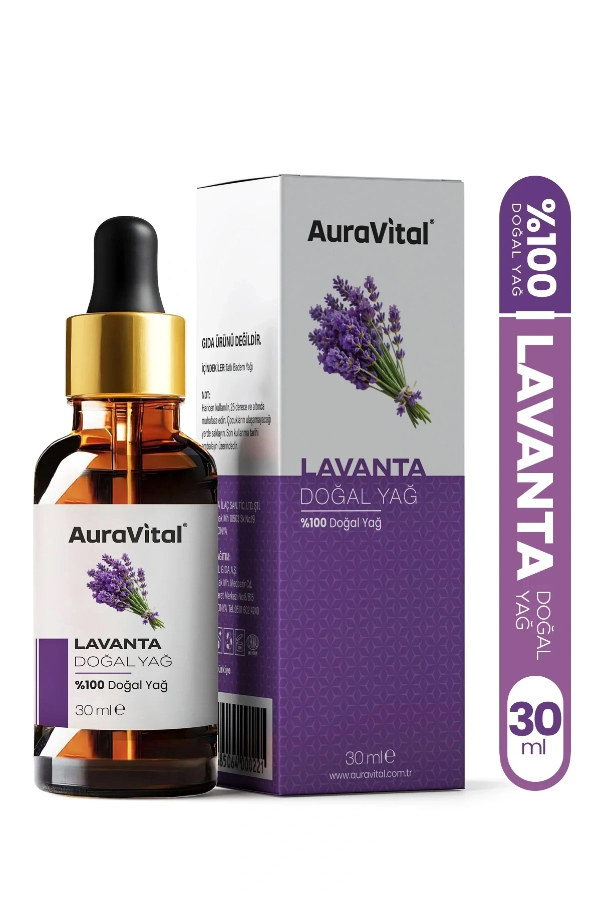 Lavanta Yağı 30 ML %100 Saf ve Doğal