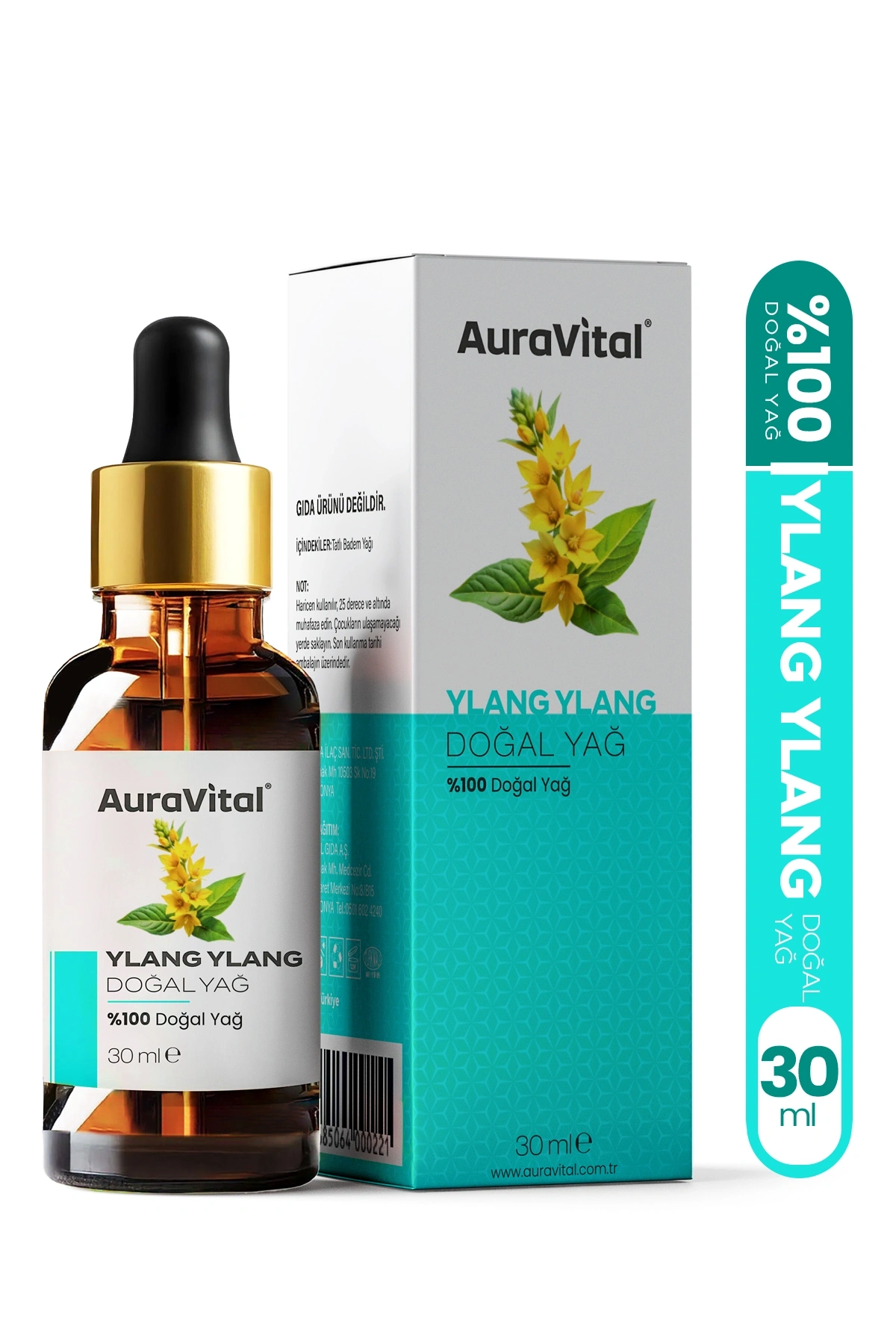 Ylang Ylang Yağı 30 ML %100 Saf ve Doğal