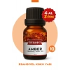 Amber Esansiyel Uçucu Koku Yağı Buhurdanlık Yağı Difüzör Esansı Küre 10ml