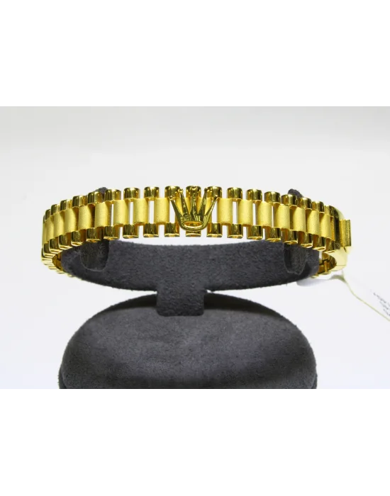 14 Ayar Altın Bileklik Kelepçe Özel Tasarım 15.14 GR KLP2536