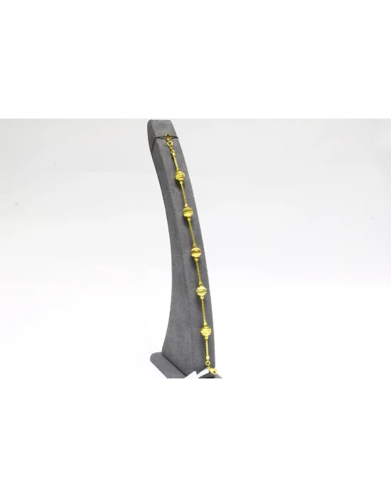 14 Ayar Altın Bileklik Künye Dorikalı Toplu Model 5.16 GR KNY4362