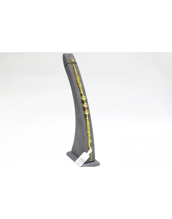 14 Ayar Altın Bileklik Künye Dorikalı Toplu Model 6.94 GR KNY3718