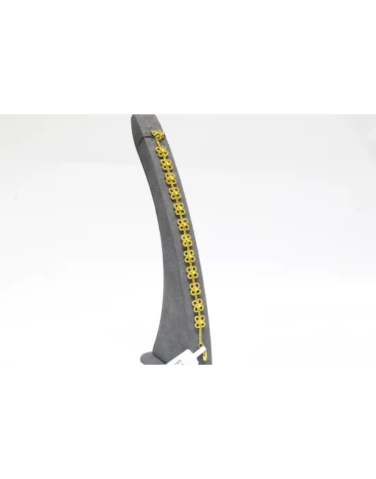 14 Ayar Altın Bileklik Künye Dorikalı Yonca Model 7.03 GR KNY3718