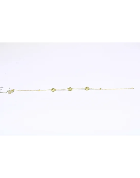14 Ayar Altın Bileklik Künye Özel Tasarım 1.44 GR KNY4684