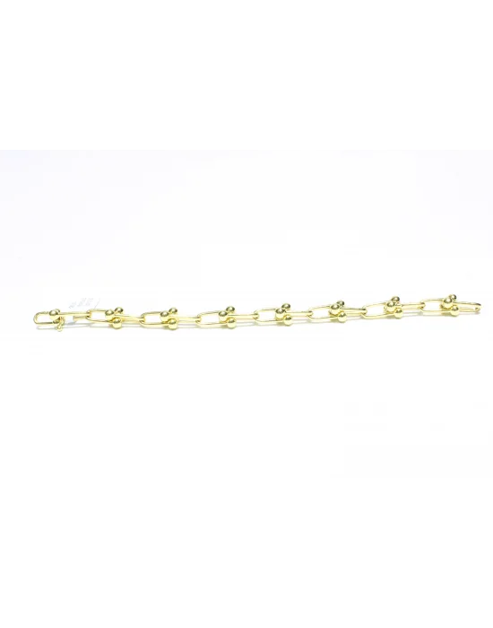 14 Ayar Altın Bileklik Künye Özel Tasarım 10.08 GR KNY4030