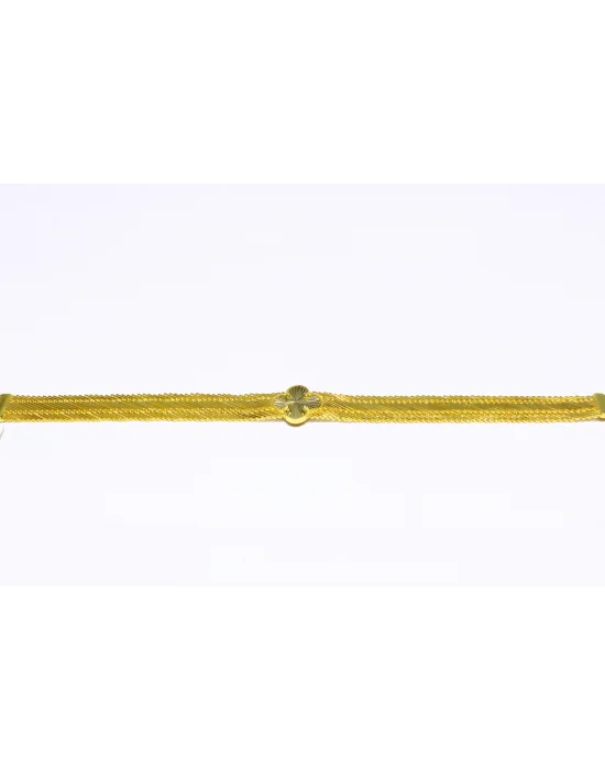 14 Ayar Altın Bileklik Künye Özel Tasarım 12.84 GR KNY4874