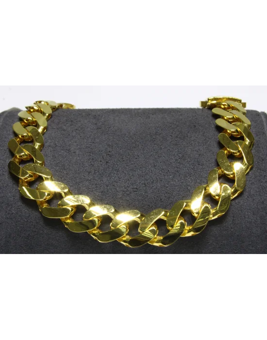 14 Ayar Altın Bileklik Künye Özel Tasarım 13.17 GR KNY4432