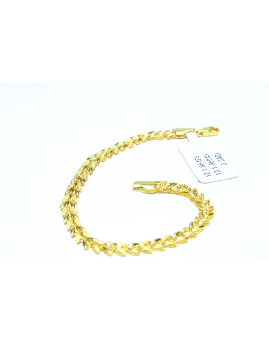 14 Ayar Altın Bileklik Künye Özel Tasarım 3.34 GR KNY4894