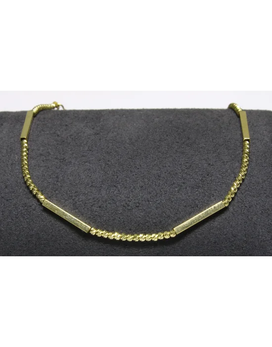 14 Ayar Altın Bileklik Künye Özel Tasarım 3.34 GR KNY4243