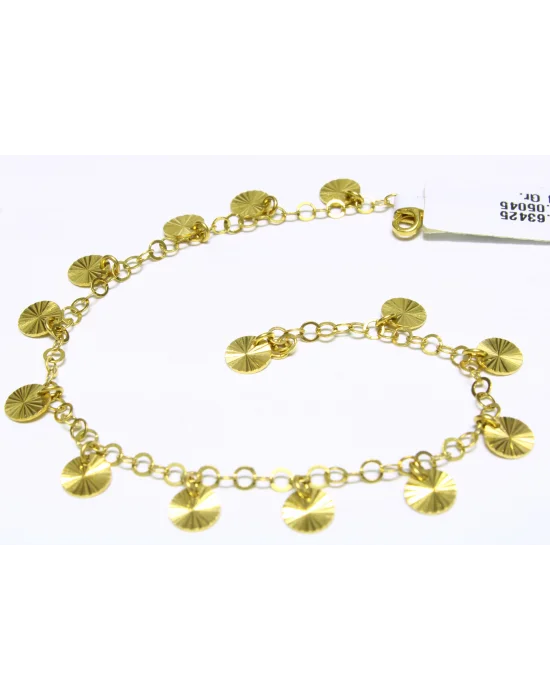 14 Ayar Altın Bileklik Künye Özel Tasarım 3.84 GR KLY0024