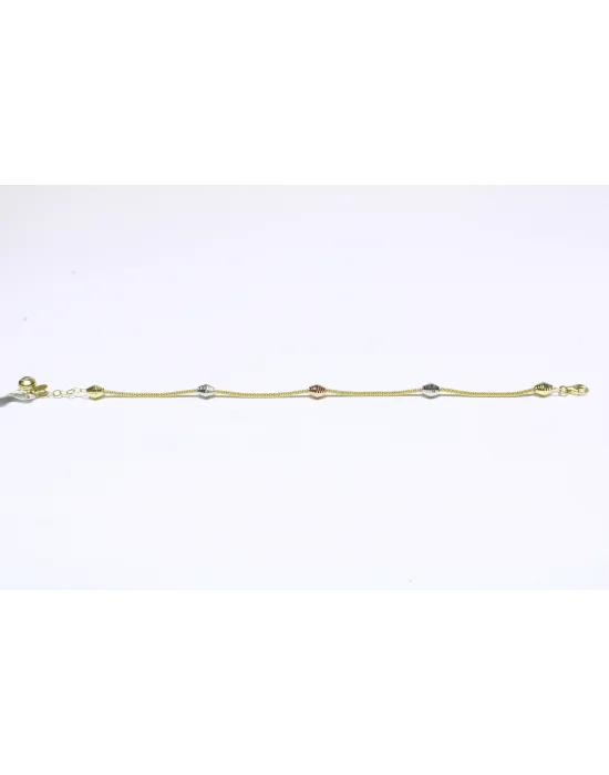 14 Ayar Altın Bileklik Künye Özel Tasarım 3.57 GR KNY1430