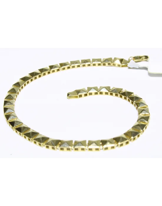 14 Ayar Altın Bileklik Künye Özel Tasarım 4.44 GR KNY4434
