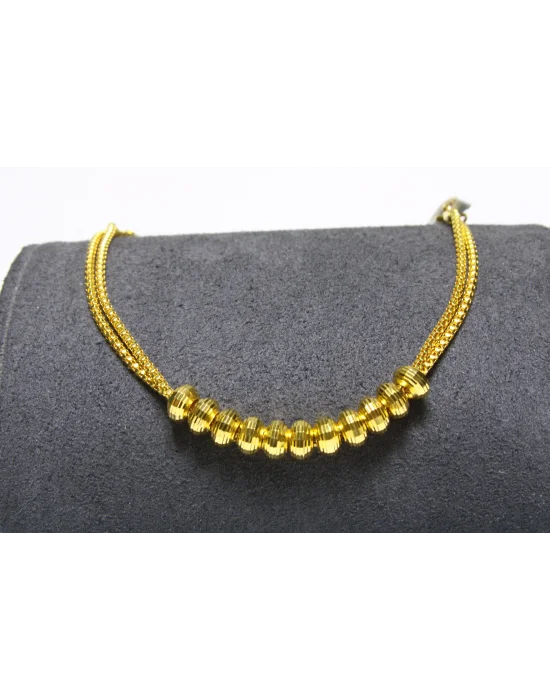 14 Ayar Altın Bileklik Künye Özel Tasarım 4.84 GR KNY4748