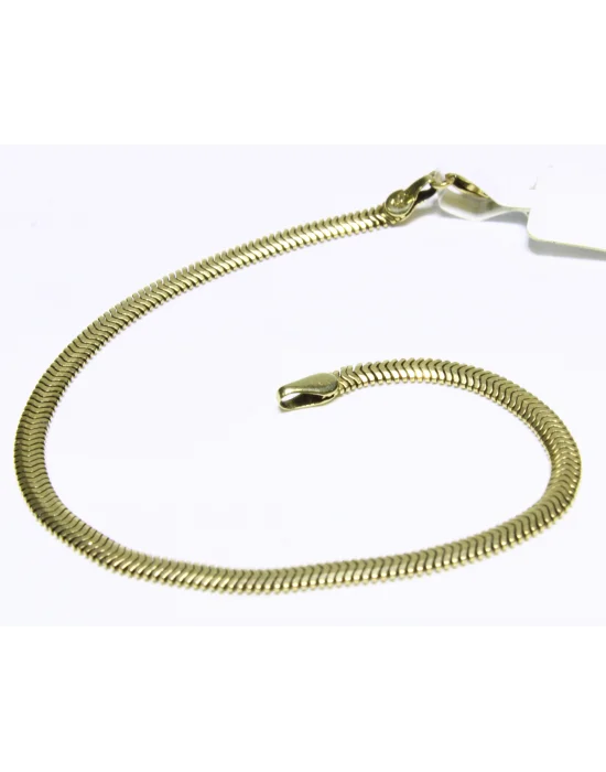 14 Ayar Altın Bileklik Künye Özel Tasarım 4.13 GR KNY3860