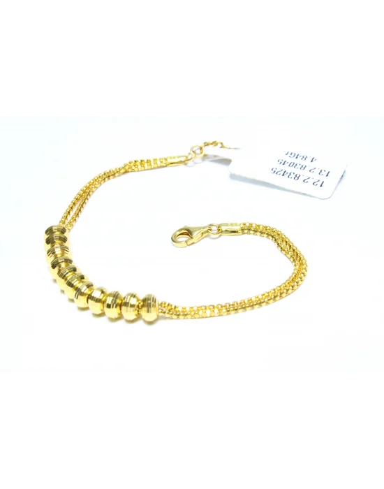 14 Ayar Altın Bileklik Künye Özel Tasarım 4.84 GR KNY4748