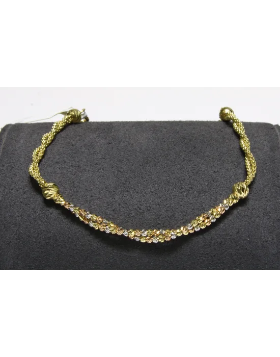 14 Ayar Altın Bileklik Künye Özel Tasarım 5.14 GR KNY0501