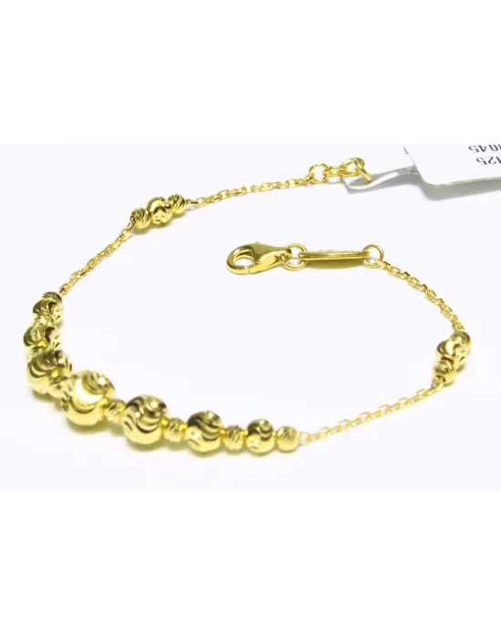 22 Ayar Altın Bileklik Künye Özel Tasarım 5.6 GR KNY3866