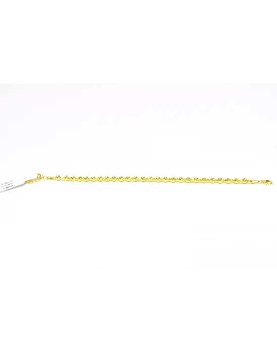 14 Ayar Altın Bileklik Künye Özel Tasarım 5.08 GR KNY3620