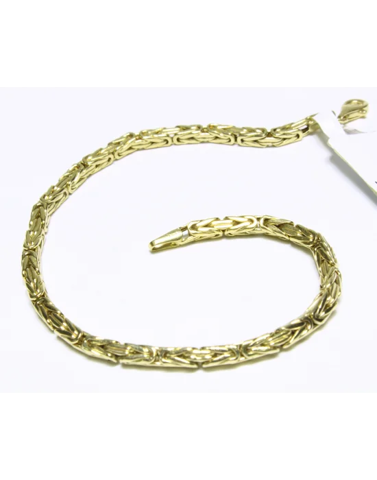 14 Ayar Altın Bileklik Künye Özel Tasarım 5.5 GR KNY2478
