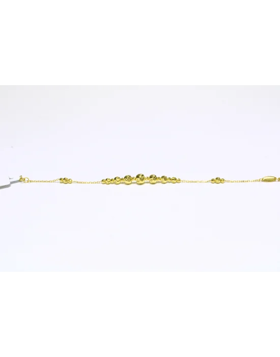 22 Ayar Altın Bileklik Künye Özel Tasarım 5.6 GR KNY3866