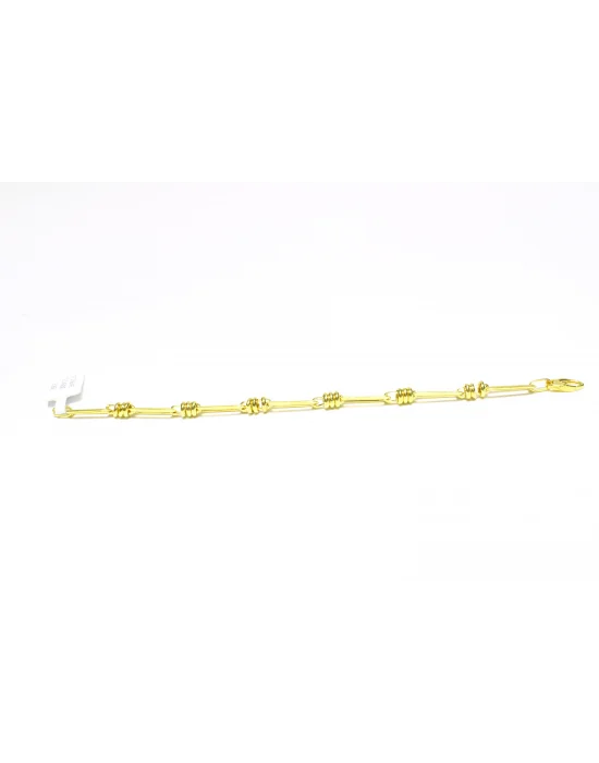 14 Ayar Altın Bileklik Künye Özel Tasarım 5.9 GR KNY4375