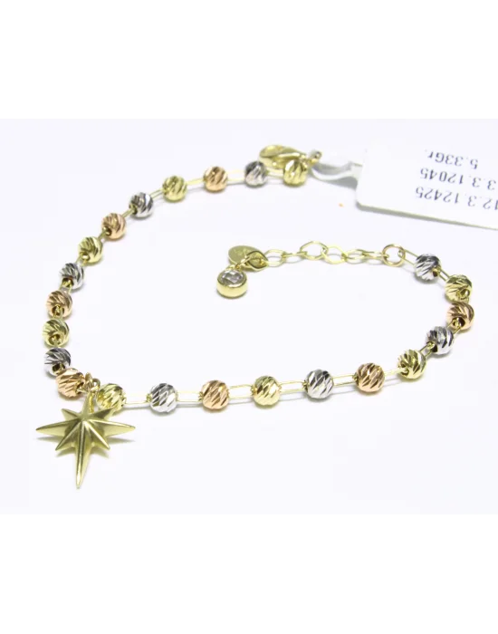 14 Ayar Altın Bileklik Künye Özel Tasarım 5.33 GR KNY3672