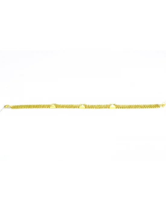 14 Ayar Altın Bileklik Künye Özel Tasarım 6.22GR KNY4875