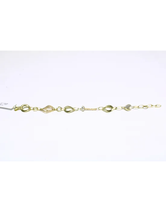14 Ayar Altın Bileklik Künye Özel Tasarım 6 GR KNY0277