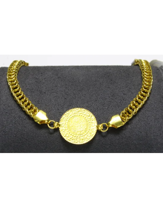 14 Ayar Altın Bileklik Künye Özel Tasarım 7.45 GR KNY4103