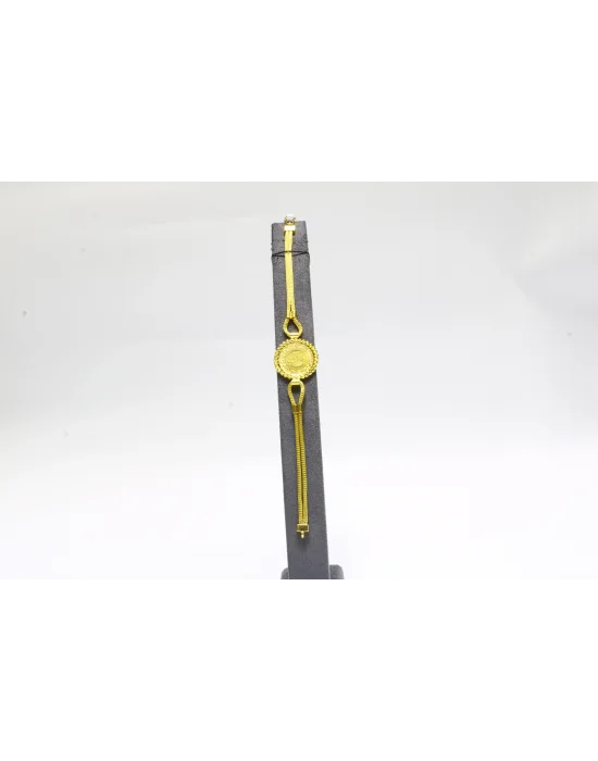 14 Ayar Altın Bileklik Künye Özel Tasarım 8.78 GR KNY1397