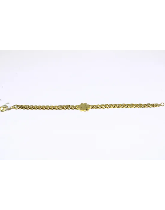 14 Ayar Altın Bileklik Künye Özel Tasarım 8.78 GR KNY3442