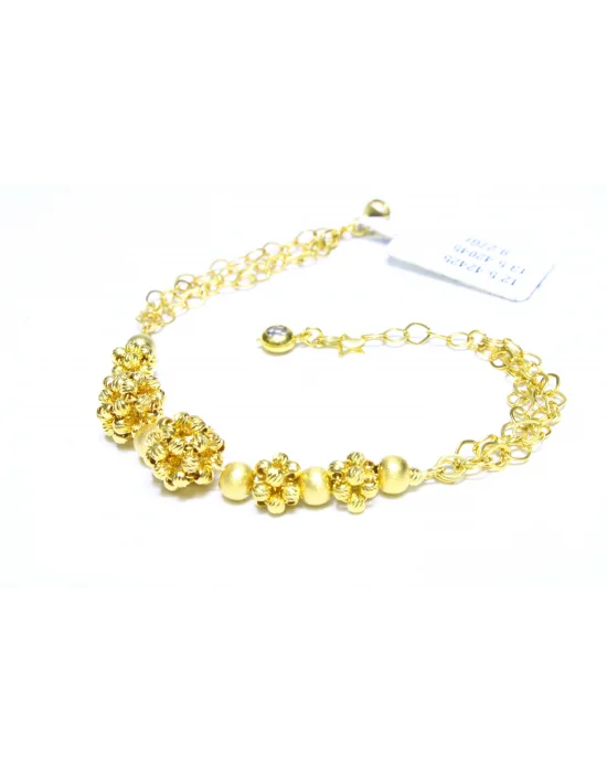 14 Ayar Altın Bileklik Künye Özel Tasarım 9.27 GR KNY4892