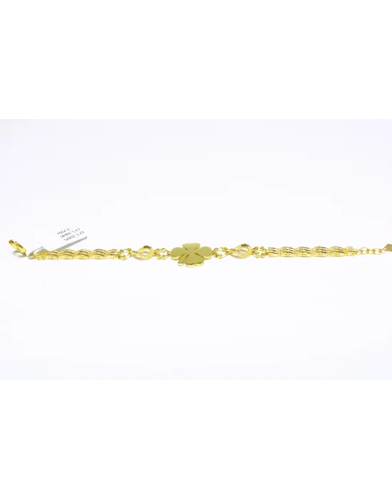 14 Ayar Altın Bileklik Künye Özel Tasarım 9.22 GR KNY4033