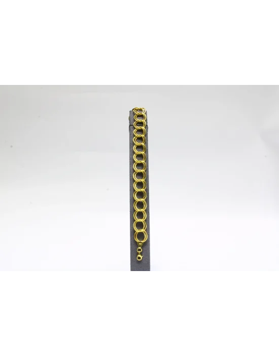 14 Ayar Altın Bileklik Künye Özel Tasarım Halka Modeli 11.86 GR KNY2450