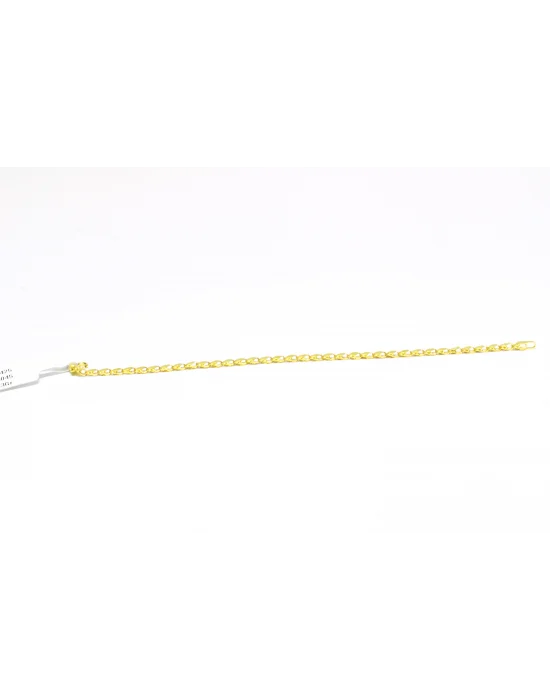 14 Ayar Altın Bileklik Künye Özel Tasarım Model 1.93 GR KNY3889