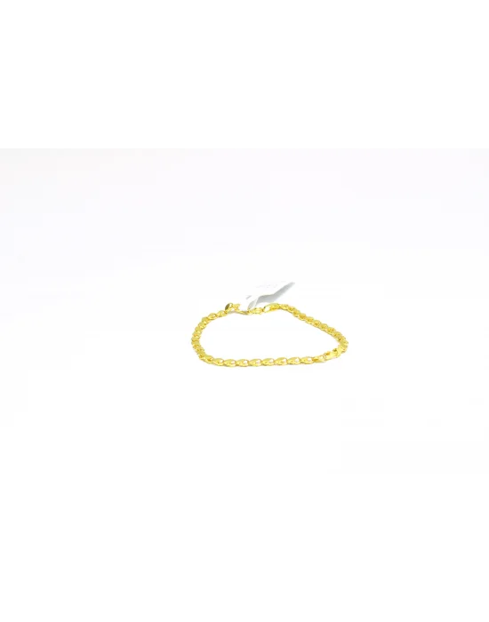 14 Ayar Altın Bileklik Künye Özel Tasarım Model 1.93 GR KNY3889