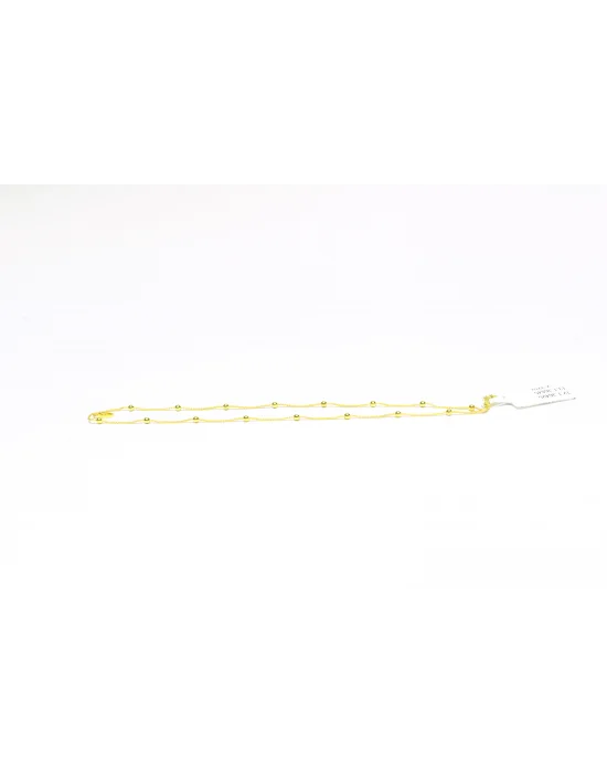 14 Ayar Altın Bileklik Künye Özel Tasarım Model 2.32 GR KNY4878