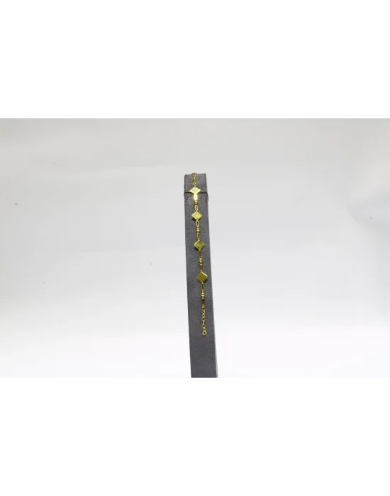 14 Ayar Altın Bileklik Künye Özel Tasarım Model 2.12 GR KNY4632