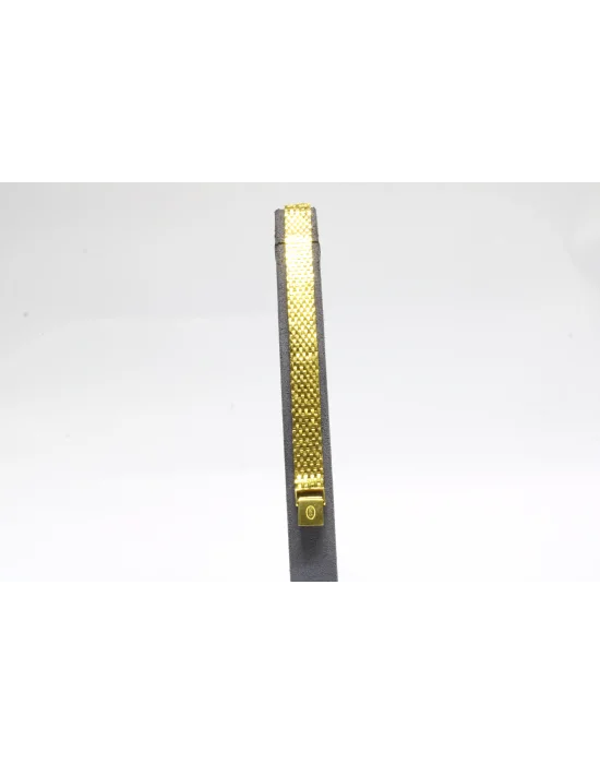 14 Ayar Altın Bileklik Künye Özel Tasarım Model 24.3 GR SET0798