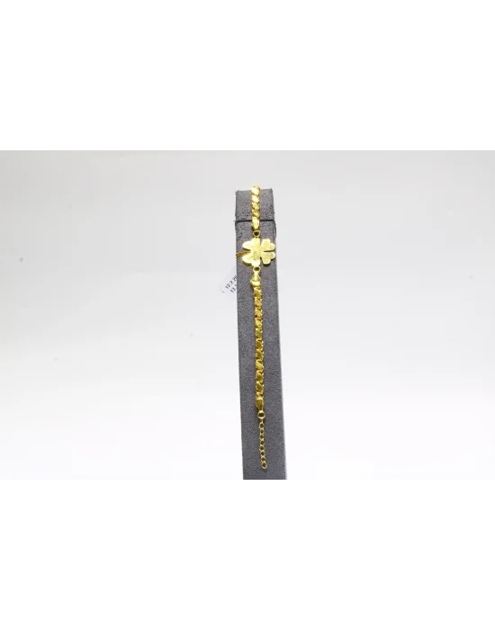14 Ayar Altın Bileklik Künye Özel Tasarım Model 3.87 GR KNY4552