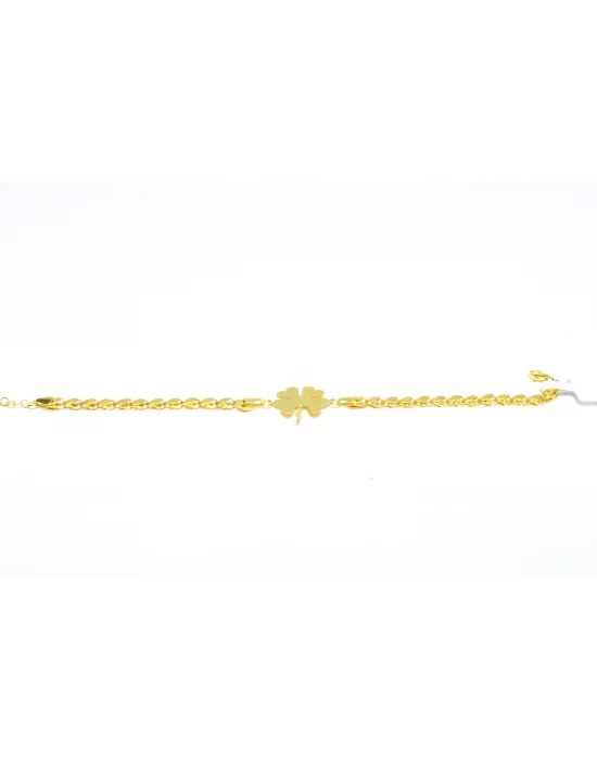 14 Ayar Altın Bileklik Künye Özel Tasarım Model 3.87 GR KNY4552